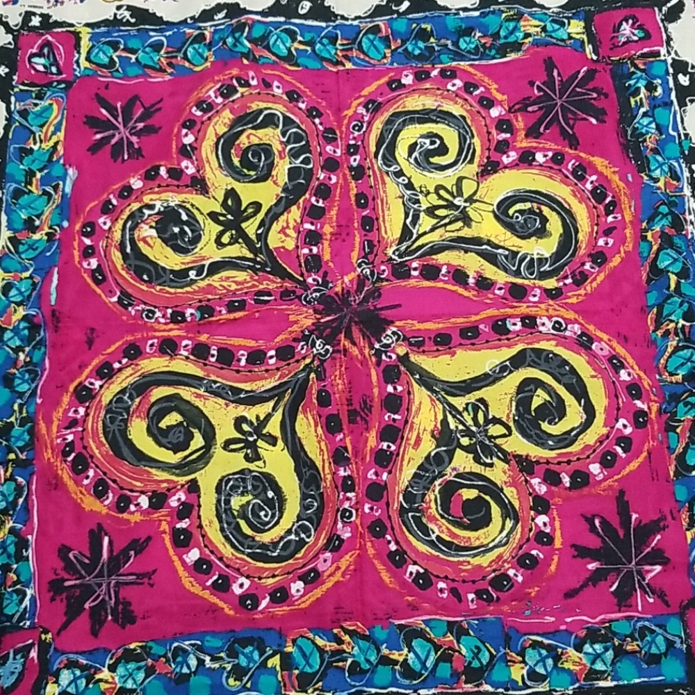 1993 Cree par Christian Lacroix scarf - Picture 3 of 14